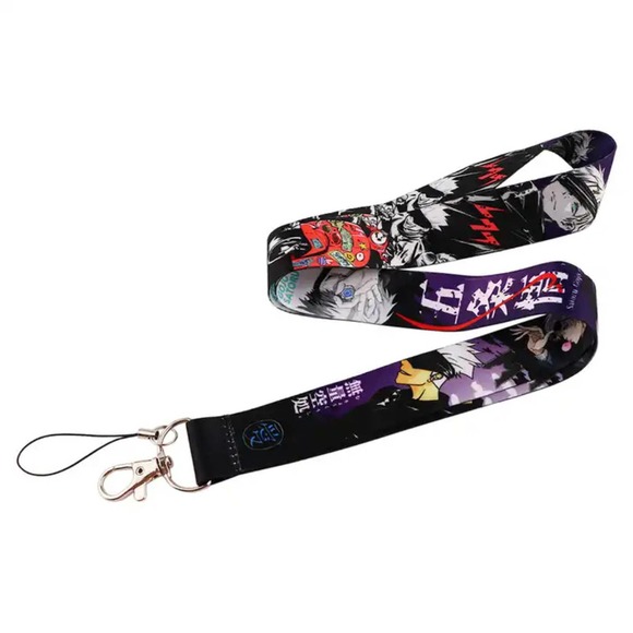 Jujutsu Kaisen Gojo Anime Keychain Lanyard - Picture 2 of 5
